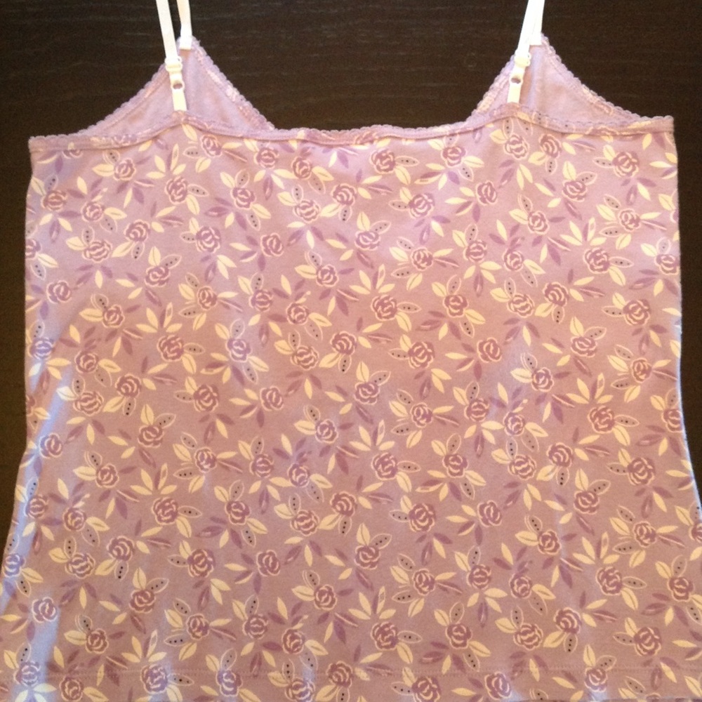 Ann Taylor Loft Lavender Cotton Camisole M